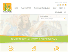 Tablet Screenshot of italiakids.com